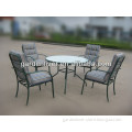 5 PCS Classic steel patio garden furniture set